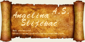 Angelina Slijepac vizit kartica